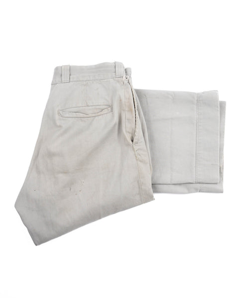 50's Thrashed Big Mac Sailcloth Trousers - 30" x 28"