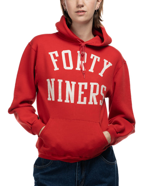 80's Forty Niners Hooded Sweatshirt - Medium