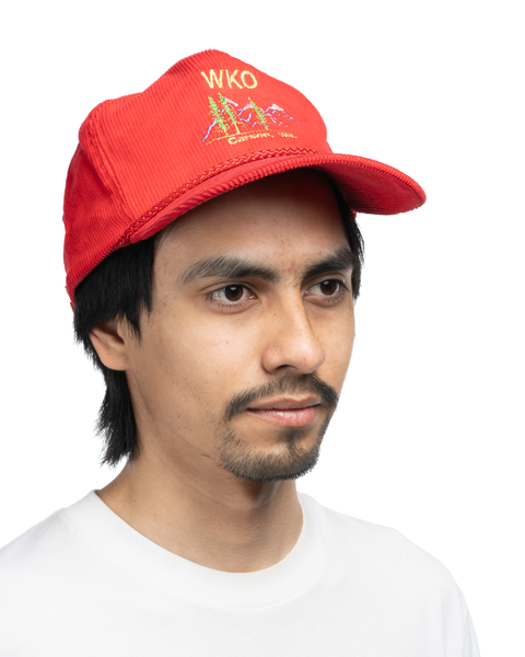 80s Carson WA Corduroy Hat - OS