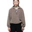 70's Lace Up Velvet Shirt - Medium