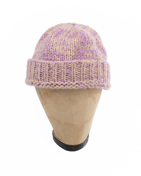 90's Hand-Knit Cap - Large