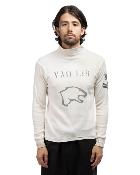 80's Flight Deck Mock Neck Tee - Large