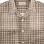 60’s Plaid Loop Collar Shirt - Large