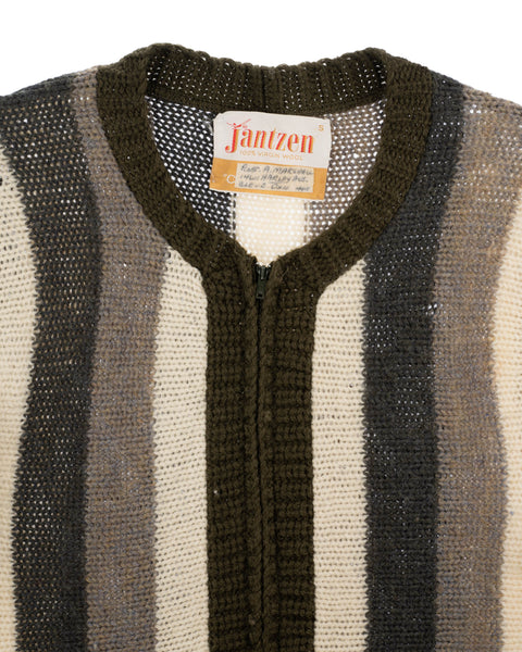 60's Jantzen Zip Cardigan - Small