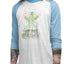 70's Glitter Gothic Raglan - Small