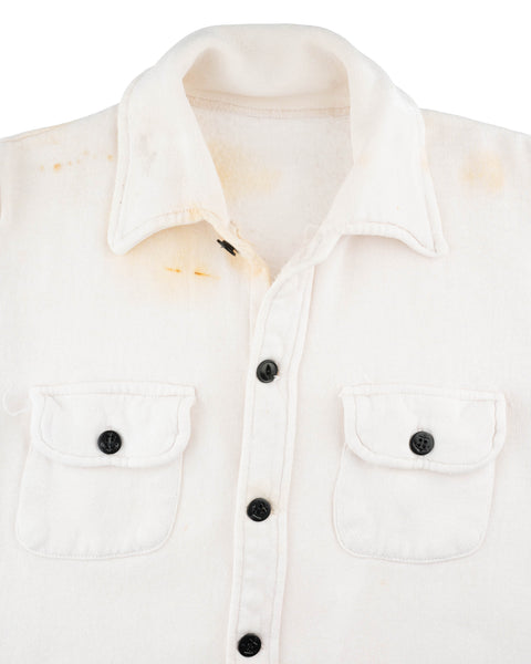 70's Sweatshirt Button-Up - XS