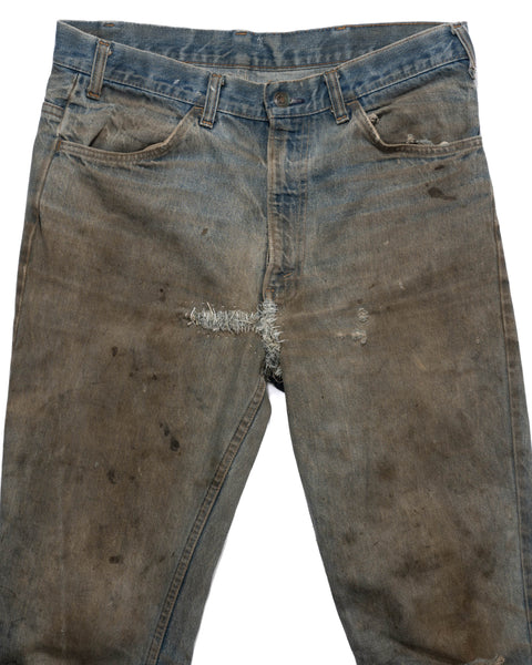 70's Levi's Thrashed Flares - 33" x 34"