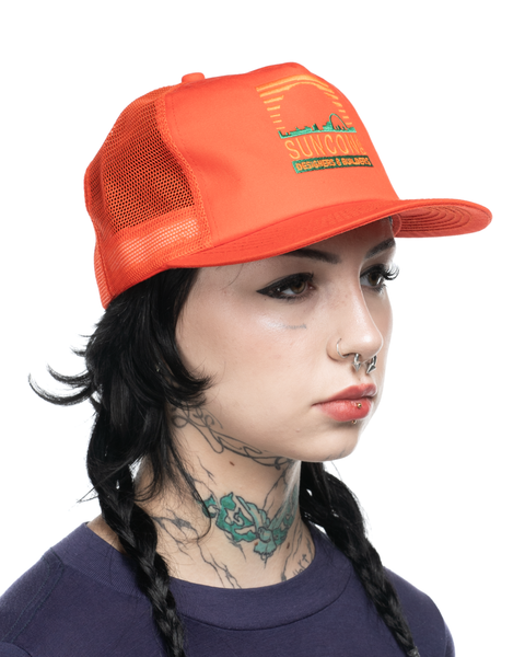 1980s Construction Trucker Hat