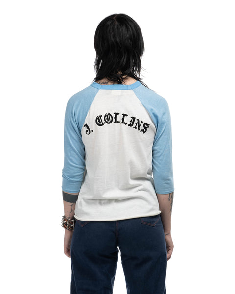 70's Glitter Gothic Raglan - Small