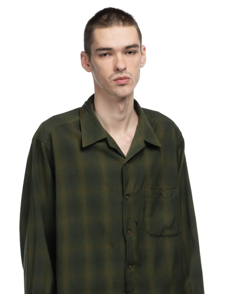 50's Pendleton Loop Collar Shirt - XL