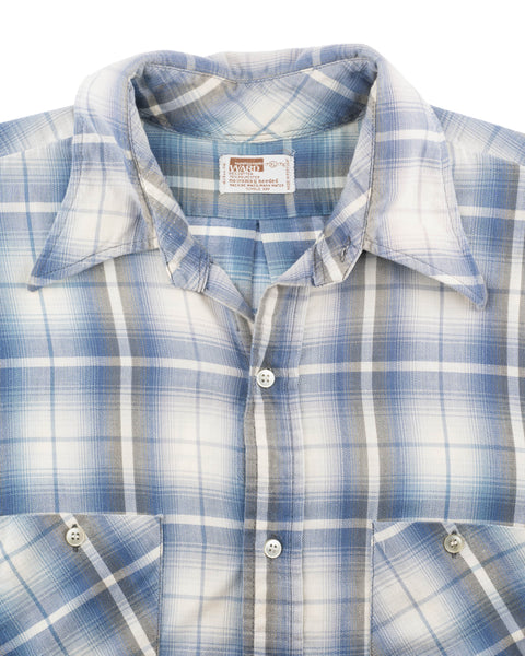 70's Plaid Flannel - XL