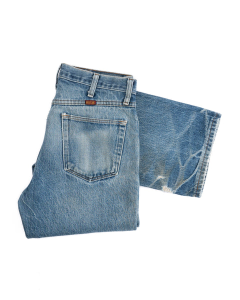 90's Thrashed Rustler Denim  - 31" x 30"