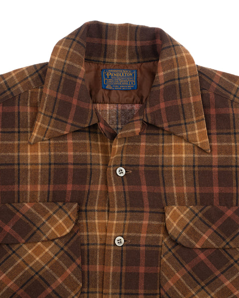 70’s Pendleton Loop Collar Flannel - Small