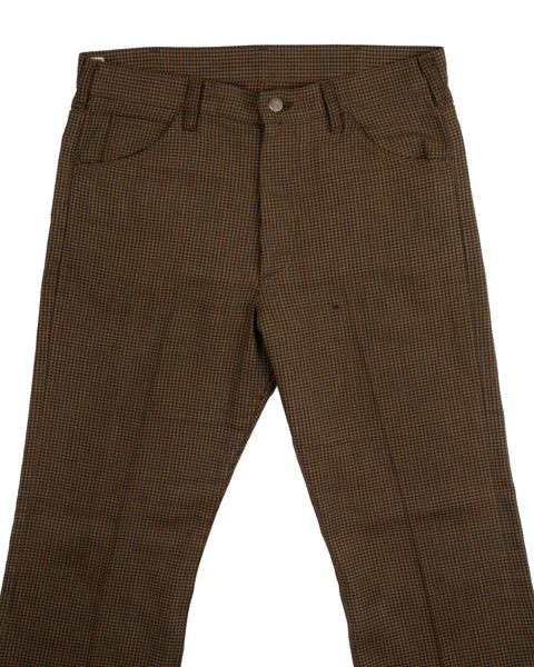 70's Houndstooth Lee Flares - 33" x 30"