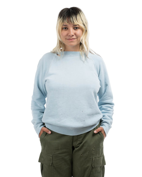 60's Thrashed Raglan Crewneck - Medium