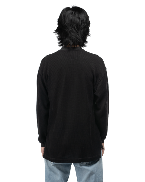 1990s Waffle Henley Thermal