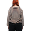 70's Lace Up Velvet Shirt - Medium