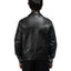 80's Half Belt Leather Jacket - XL