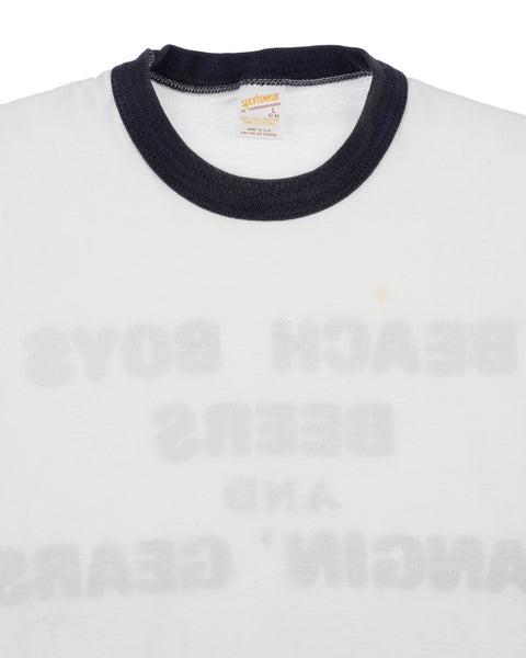 70's Bangin Gears Ringer Tee - Medium