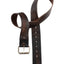 70's Wide Leather Belt - 32" - 39"