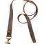 80's Brass Buckle Belt - 32"-38"