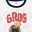 70's Champion Grog Flock Print OSU Tee - Large