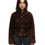 70's Suede Trucker Jacket - Small