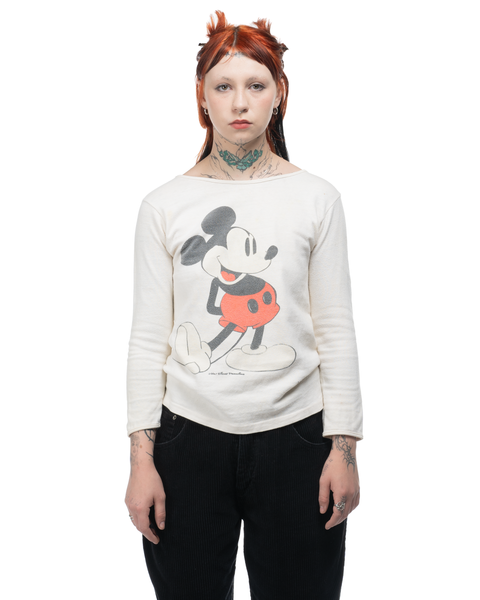 60's Mickey Boat Neck Tee - Small