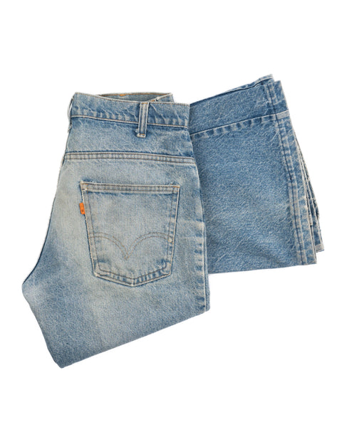 80's Levi's Orange Tab Flared Denim - 30" x 30"
