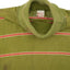 60's Striped Mock Neck Tee - Large