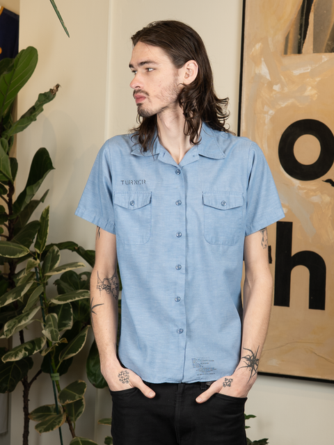 1970s USN Chambray Shirt