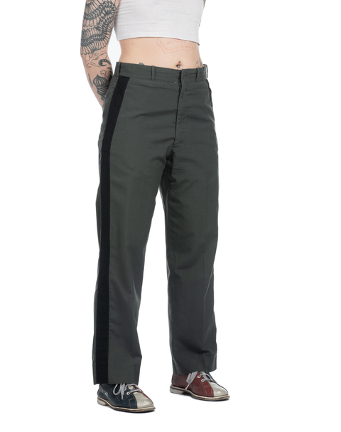 1960s Striped Officer Trousers