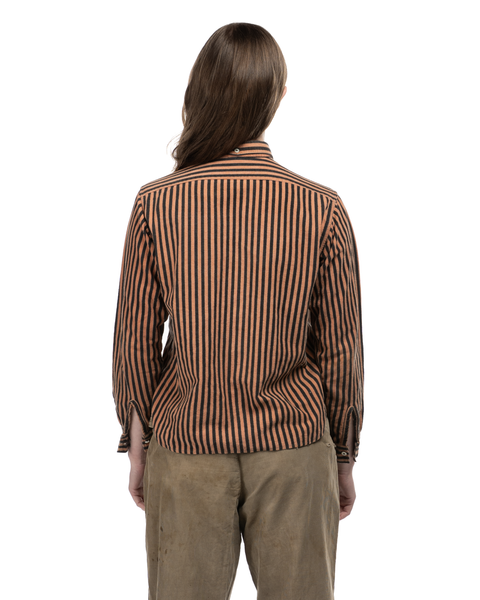 1940s Soft Striped Oxford Shirt