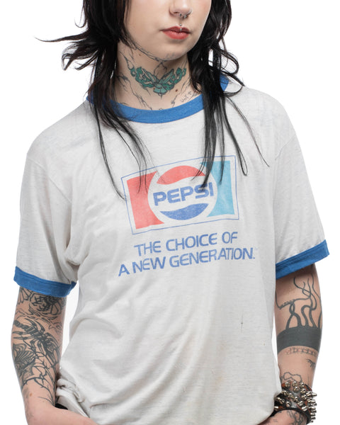 80's Patriotic Pepsi Tee - Medium