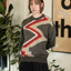1970s Mohair Zig & Zag Sweater