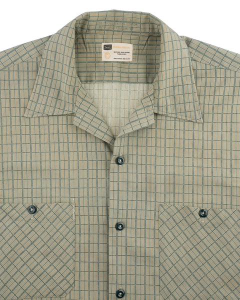 70's Crisp Sears Button-Up Shirt - Large