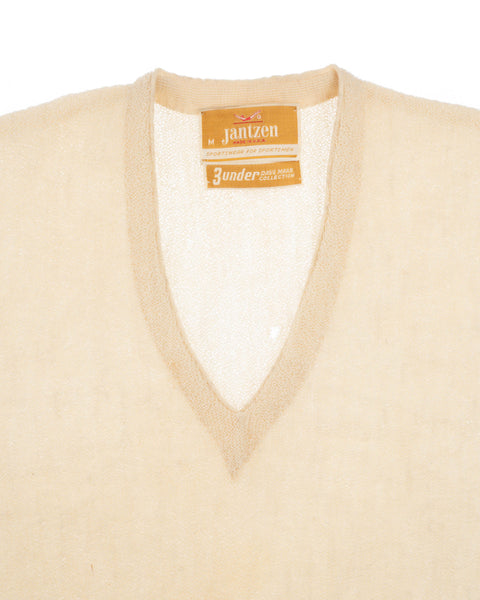 70's Jantzen Wool V Neck Sweater - Medium