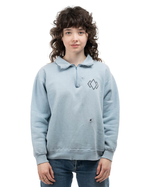 60's Quarter Zip Sweatshirt - Medium