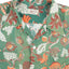 50's Jayson Pattered Rayon Loop Collar - Large