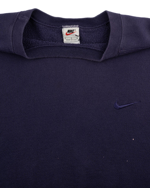 90's Nike Grape Crewneck - Large