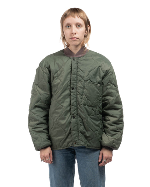 70's USAF Quilted Liner Jacket - Medium