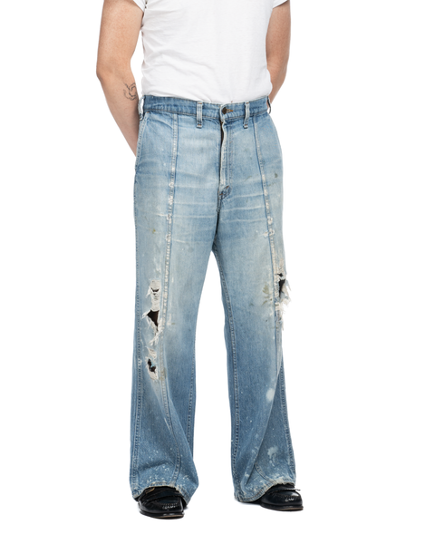 70s Levi's Orange Tab Flared Denim - 34" x 27.5"