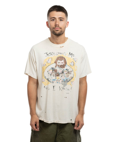 90's Jesus Loves Me Tee - XL