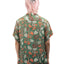 50's Jayson Pattered Rayon Loop Collar - Large