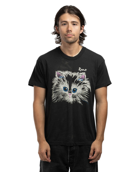 80's Cat Tee - Large