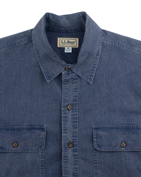 90's LL Bean Overdyed Button-Up Shirt - Medium