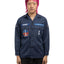 70's ICBM Missile Blue Utility Shirt - Medium