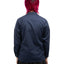 70's ICBM Missile Blue Utility Shirt - Medium