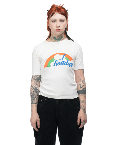 70's Holiday Raglan Tee - Small