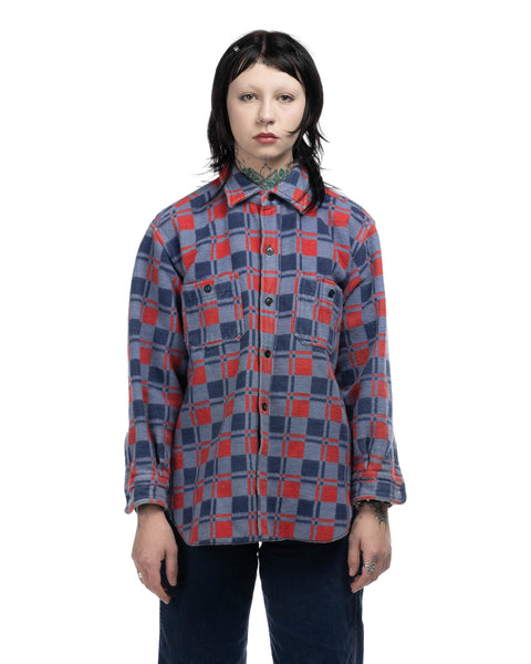 60's Heavy Cotton Flannel - Small